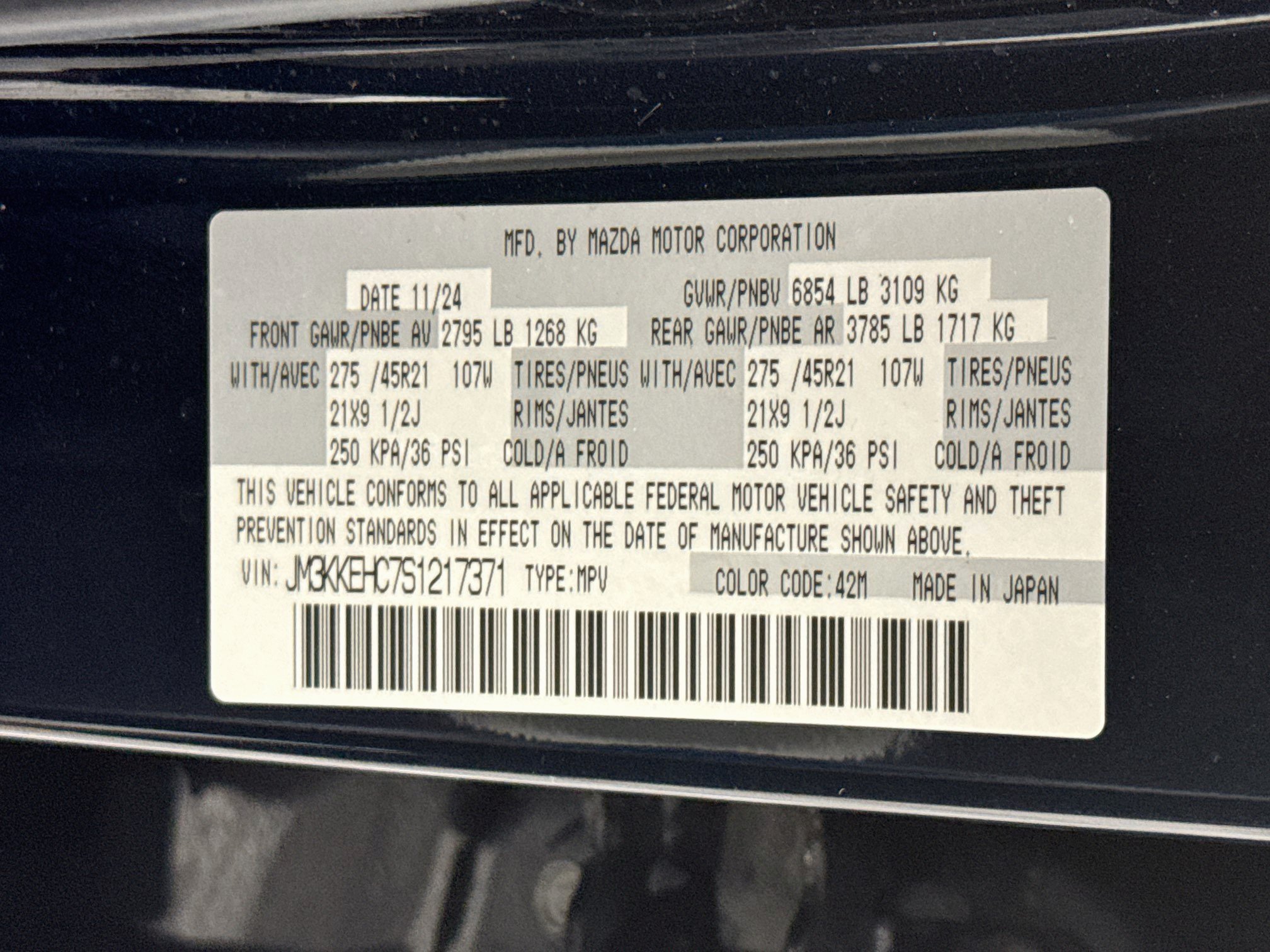 Used 2025 MAZDA CX-90 3.3 Turbo S w/ Premium Plus AWD/4WD image 71