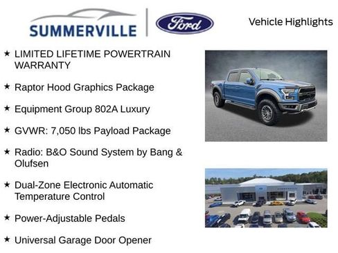 Used 2020 Ford F150 Raptor w/ Equipment Group 802A Luxury image 2