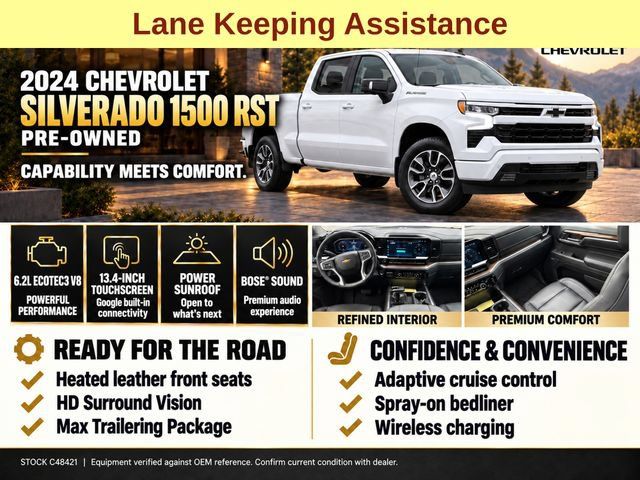 Certified 2024 Chevrolet Silverado 1500 RST AWD/4WD image 8