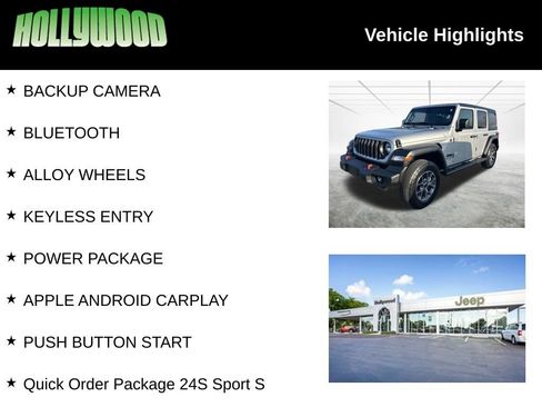 Used 2024 Jeep Wrangler Unlimited Sport AWD/4WD image 3