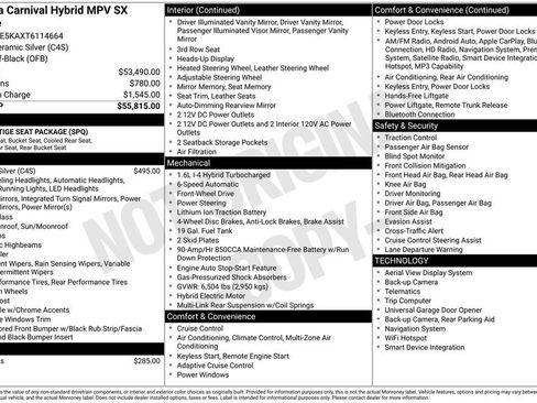 New 2026 Kia Carnival SX Prestige FWD image 6