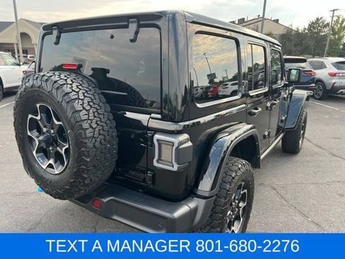 Used 2021 Jeep Wrangler Unlimited Rubicon 4xe w/ Cold Weather Group AWD/4WD image 7