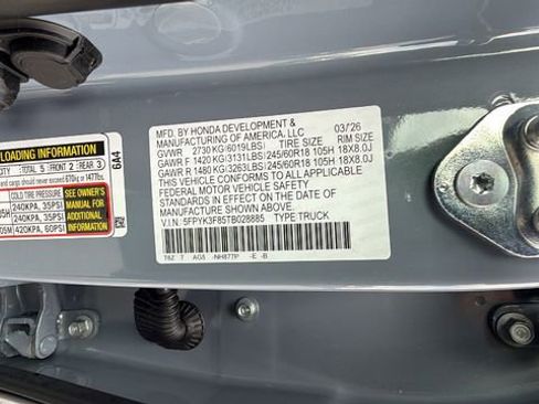 New 2026 Honda Ridgeline Black Edition image 33