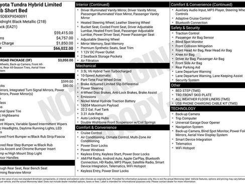 Used 2023 Toyota Tundra Limited w/ TRD Off-Road Package image 15