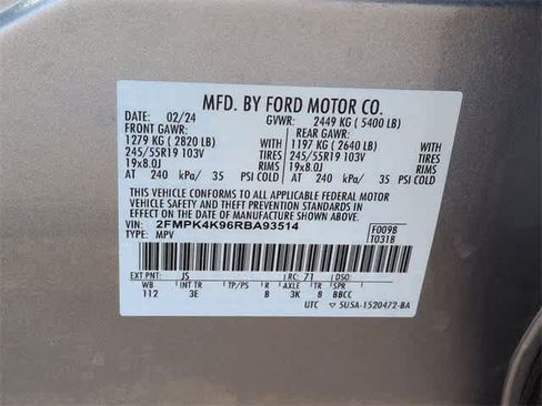 Used 2024 Ford Edge Titanium image 35