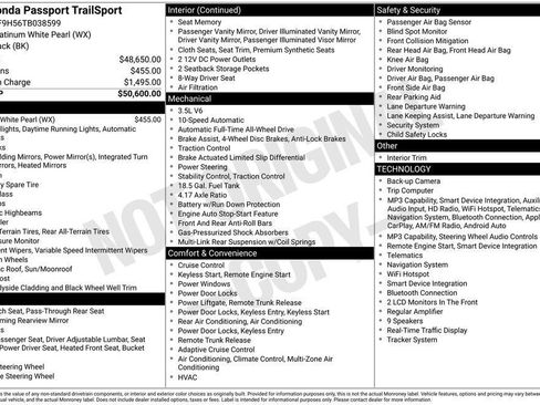 Used 2026 Honda Passport TrailSport image 33