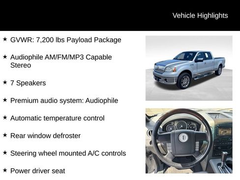 Used 2007 Lincoln Mark LT 4x4 image 9
