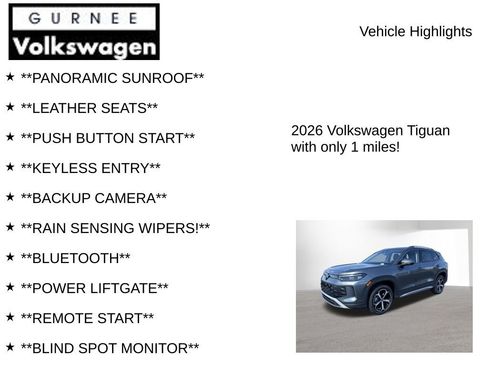 New 2026 Volkswagen Tiguan SE AWD/4WD image 7