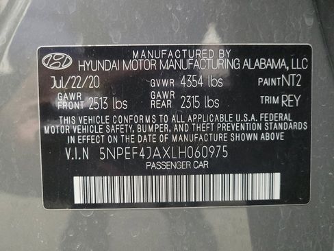 Used 2020 Hyundai Sonata SEL w/ Convenience Package FWD image 33