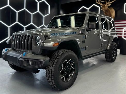 Used 2023 Jeep Wrangler Unlimited Rubicon 4xe w/ Cold Weather Group image 1