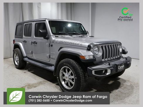 Certified 2018 Jeep Wrangler Unlimited Sahara w/ Cold Weather Group image 1