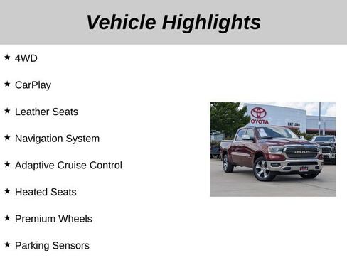 Used 2019 RAM 1500 Laramie AWD/4WD image 5