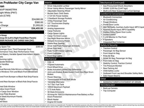 Used 2022 RAM ProMaster City Tradesman FWD image 5