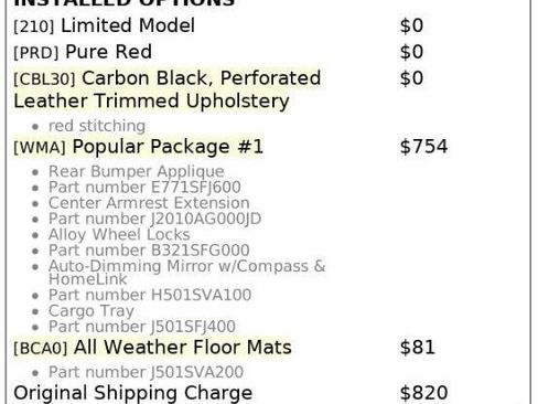 Used 2017 Subaru WRX Limited w/ Popular Package #1 image 4