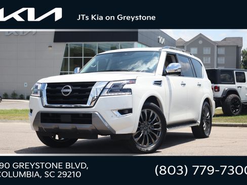 Used 2024 Nissan Armada Platinum w/ Captain's Chairs Package AWD/4WD image 1