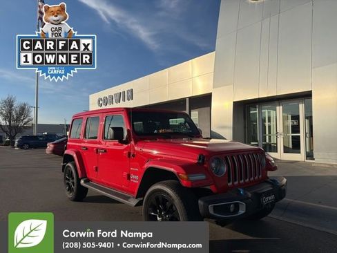 Used 2022 Jeep Wrangler Unlimited Sahara w/ Cold Weather Group image 1