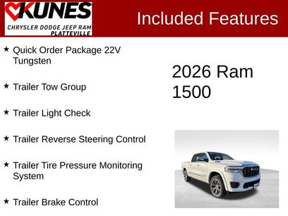 New 2026 RAM 1500 Tungsten w/ Trailer Tow Group