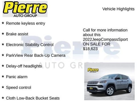 Used 2022 Jeep Compass Sport AWD/4WD image 14