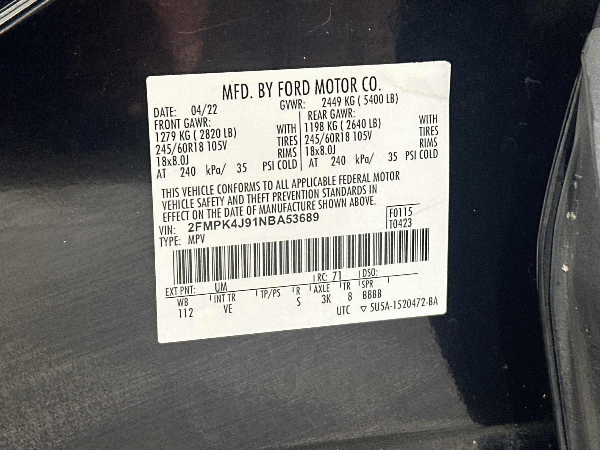 Used 2022 Ford Edge SEL AWD/4WD image 12