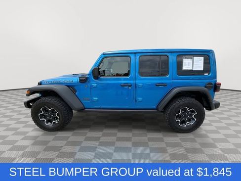Used 2022 Jeep Wrangler Unlimited Rubicon 4xe w/ Steel Bumper Group AWD/4WD image 6