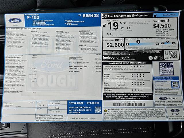 New 2026 Ford F150 Lariat w/ Equipment Group 502A High AWD/4WD image 18
