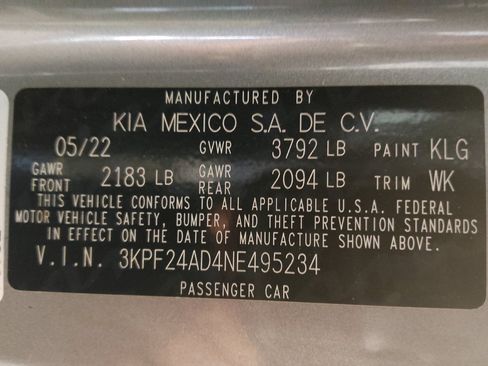 Used 2022 Kia Forte LXS w/ LXS Technology Package image 33