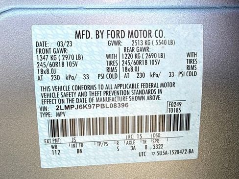 Used 2023 Lincoln Nautilus Reserve w/ Cargo Utility Package FWD image 14