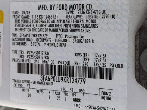 Used 2019 Ford Fusion SE FWD image 39