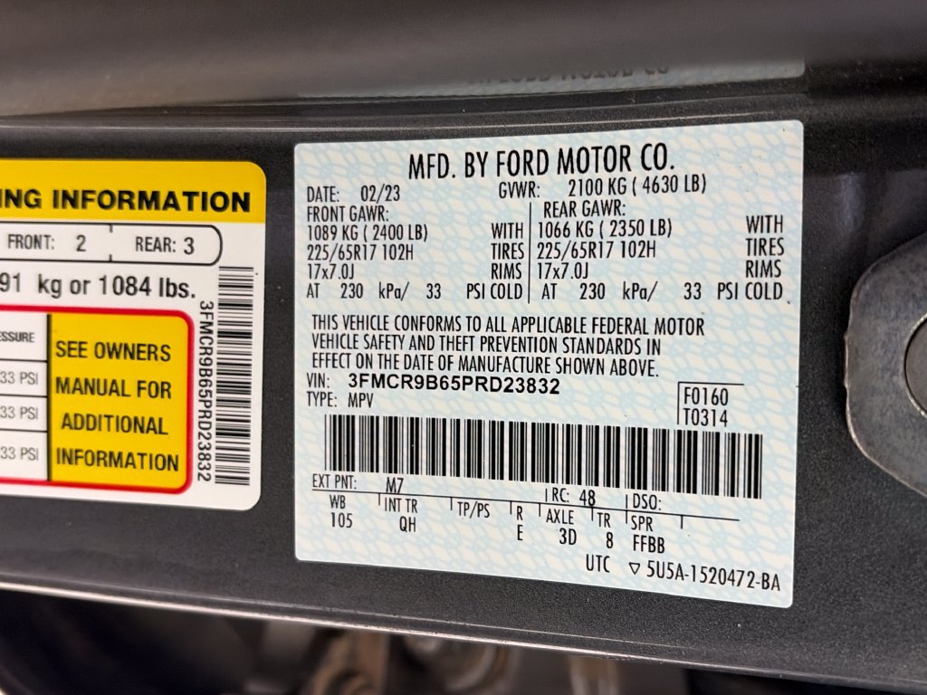 Used 2023 Ford Bronco Sport Big Bend w/ Convenience Package AWD/4WD image 9