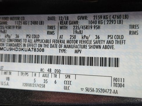 Used 2019 Ford Escape SEL image 46