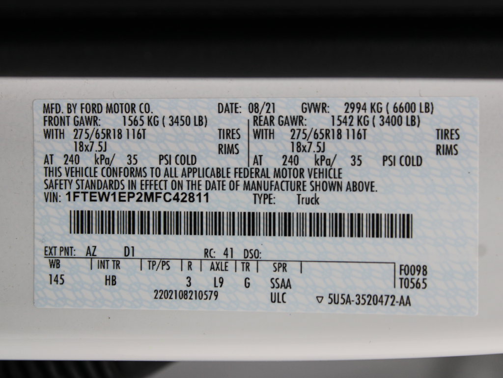Used 2021 Ford F150 Lariat AWD/4WD image 82