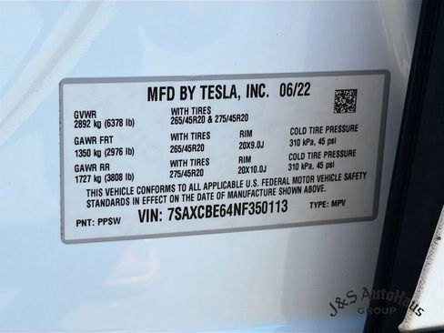 Used 2022 Tesla Model X Plaid AWD/4WD image 41