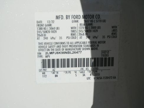 Used 2022 Lincoln Nautilus Reserve image 39