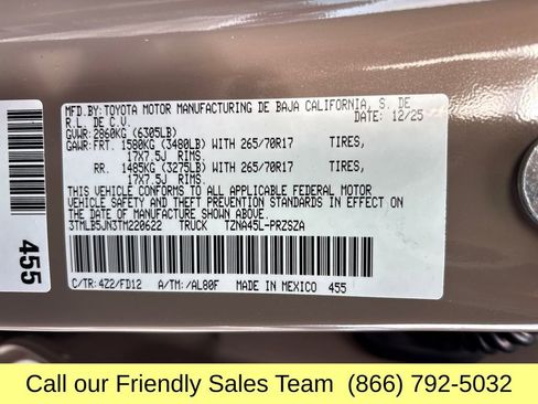 New 2026 Toyota Tacoma TRD Off-Road w/ TRD Off Road Upgrade Package image 26