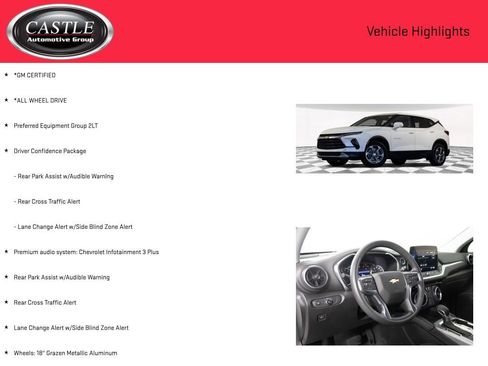 Certified 2023 Chevrolet Blazer LT w/ Driver Confidence Package image 3