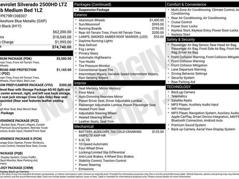 Used 2024 Chevrolet Silverado 2500 LTZ w/ LTZ Premium Package AWD/4WD image 22