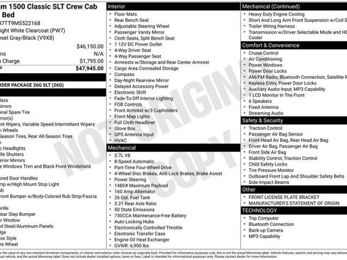 Used 2021 RAM 1500 Classic SLT image 6