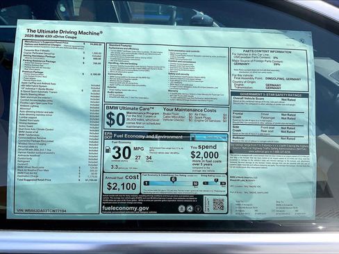 New 2026 BMW 430i xDrive Coupe w/ Premium Package image 19