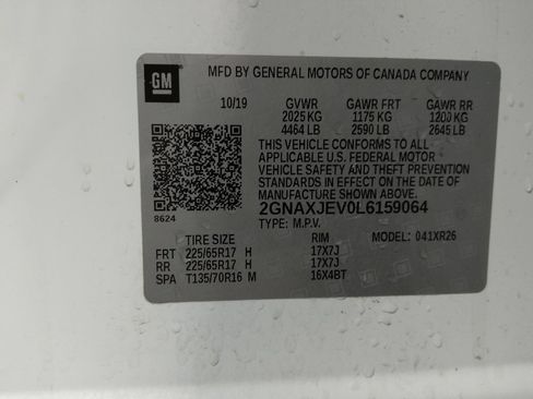 Used 2020 Chevrolet Equinox LT w/ Driver Convenience Package FWD image 33