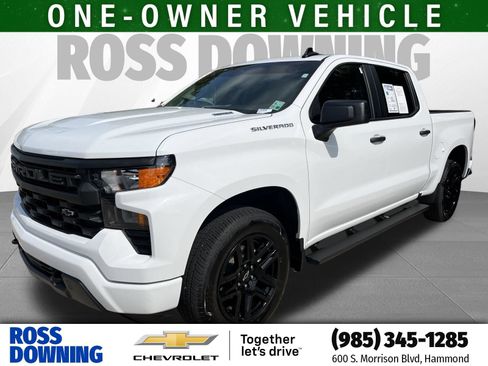 Certified 2025 Chevrolet Silverado 1500 Custom RWD image 1