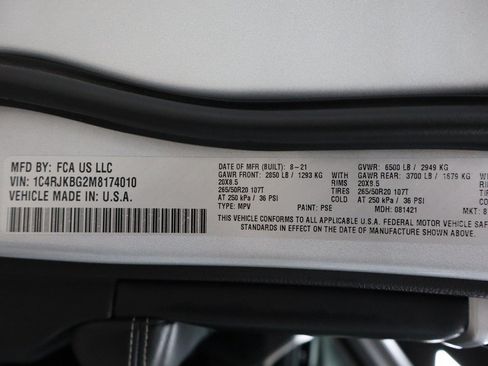 Used 2021 Jeep Grand Cherokee L Limited AWD/4WD image 46