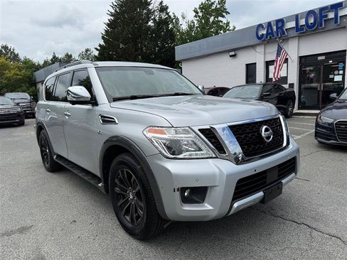 Used 2017 Nissan Armada Platinum w/ Captain Seat Package RWD image 4