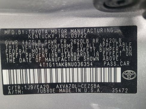 Used 2022 Toyota Camry SE image 33