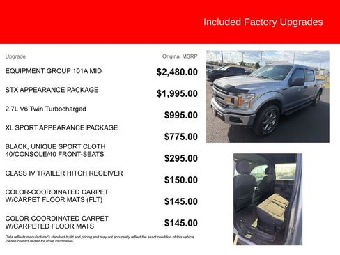 Used 2020 Ford F150 XL w/ Equipment Group 101A Mid image 5