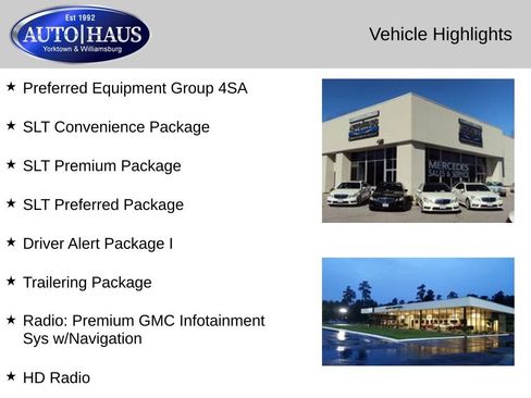 Used 2020 GMC Sierra 1500 SLT w/ SLT Premium Package image 2