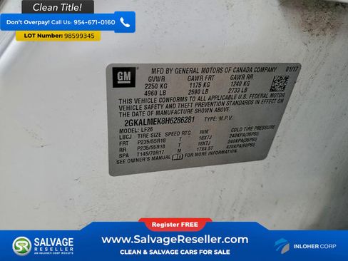 Used 2017 GMC Terrain SLE image 17