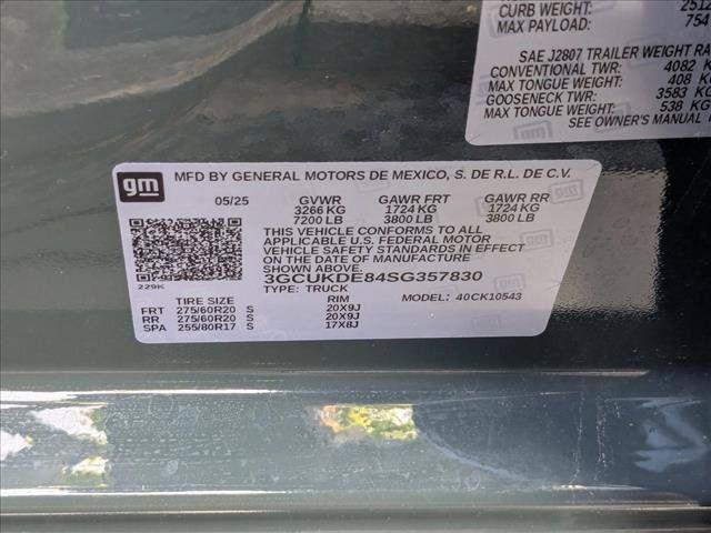 New 2025 Chevrolet Silverado 1500 LT w/ Leather Package AWD/4WD image 17