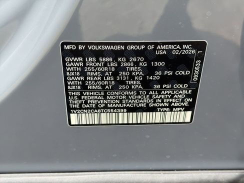 New 2026 Volkswagen Atlas Peak Edition AWD/4WD image 21