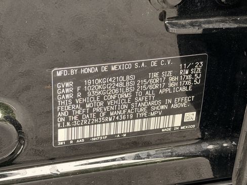 Used 2024 Honda HR-V LX image 28