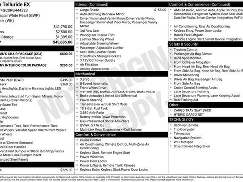 Used 2024 Kia Telluride EX w/ EX Captain's Chair Package image 32